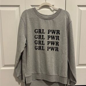 Gray GRL PWR Sweatshirt